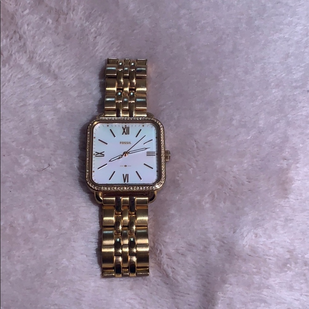 Rose gold Fossil Watch